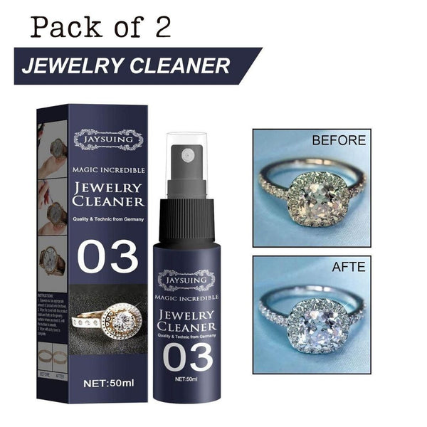 (Pack of 2)Jewelry Cleaner Cleaning Spray