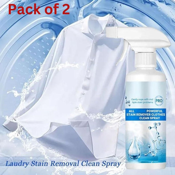 (Pack of 2)Clean Spray Stain Remover